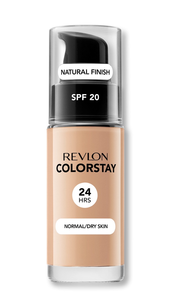 Revlon ColorStay Makeup Fondotinta per Pelle Normale e Secca SPF 20 - 220 Natural Beige, 30ml, Formula Duratura e Oil Free