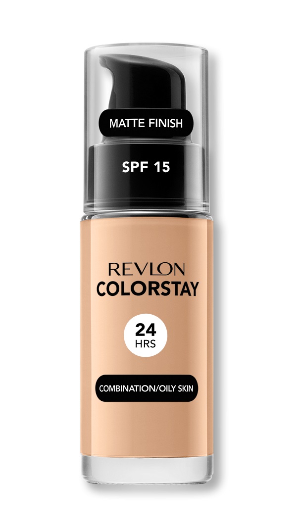 Revlon ColorStay Fondotinta Liquido 30 ml SPF15 per Pelli Miste e Grasse - Tonalità 110 Ivory