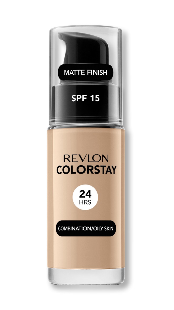 Revlon ColorStay Makeup Fondotinta Liquido per Pelli Miste e Grasse SPF 15 150 Buff 30ml con Flacone a Pompa