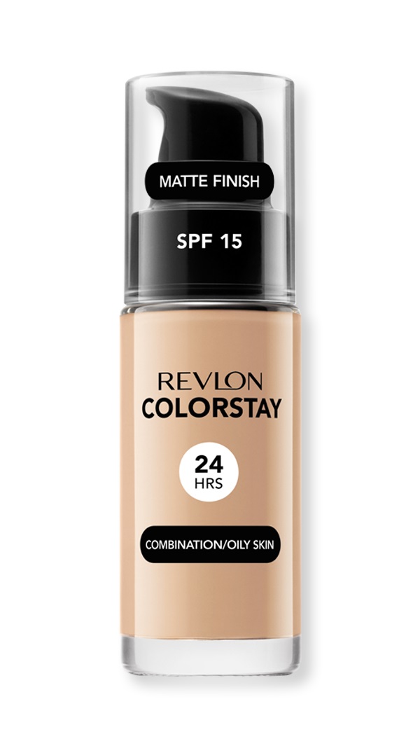 Revlon ColorStay Makeup Pelle Normale e Mista SPF 15 #220 Natural Beige 30ml - Fondotinta Liquido a Lunga Durata con Dispenser