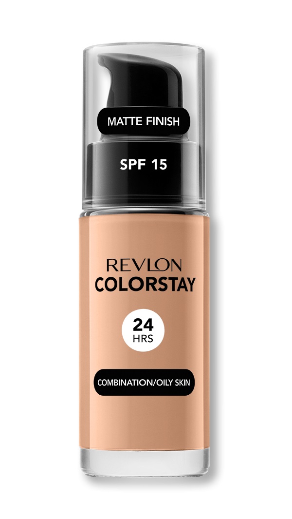 Revlon ColorStay Makeup Fondotinta per Pelle Mista e Grassa SPF 15 #250 Fresh Beige 30ml con Dispenser