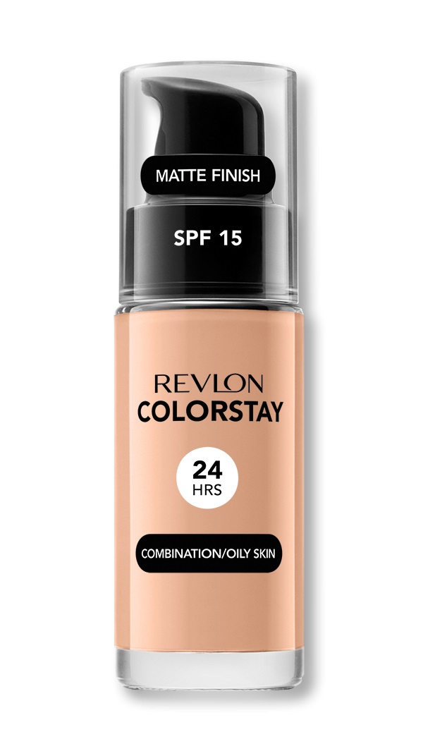 Revlon ColorStay Makeup Fondotinta 30ml per Pelli Miste e Grasse SPF 15 #320 True Beige - Formula Oil Free e Duratura
