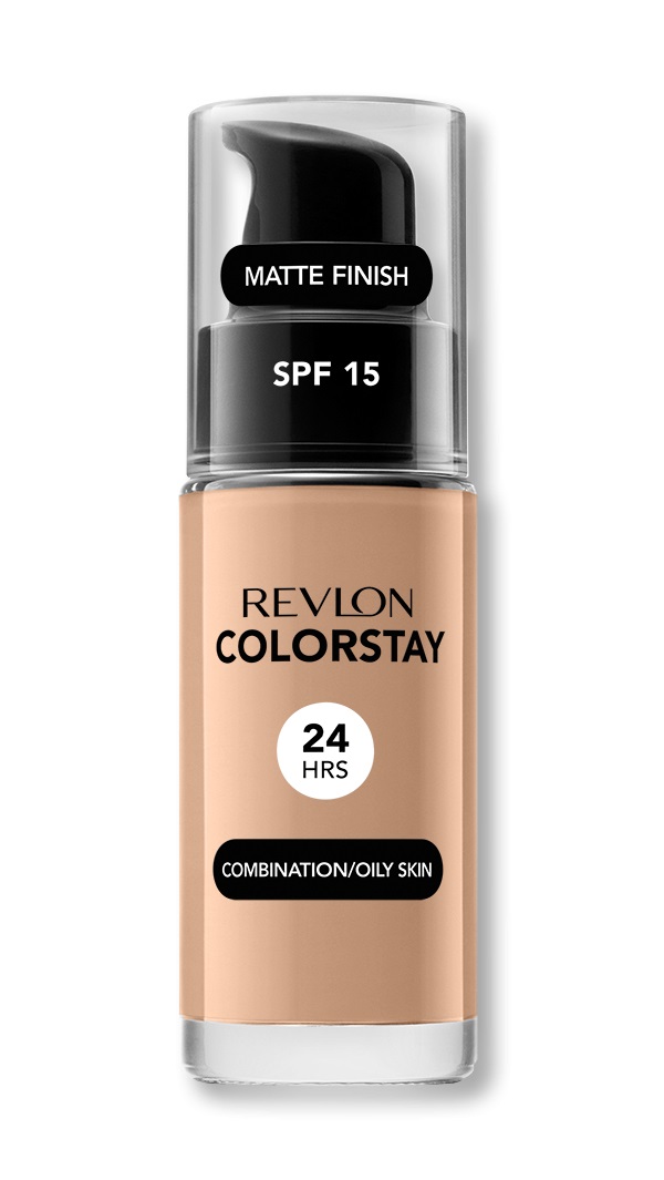 Revlon ColorStay Makeup Combinata/Grassa SPF 15 #340 Early Tan 30ml - Flacone a pompa con dispenser, lunga durata e coprenza modulabile