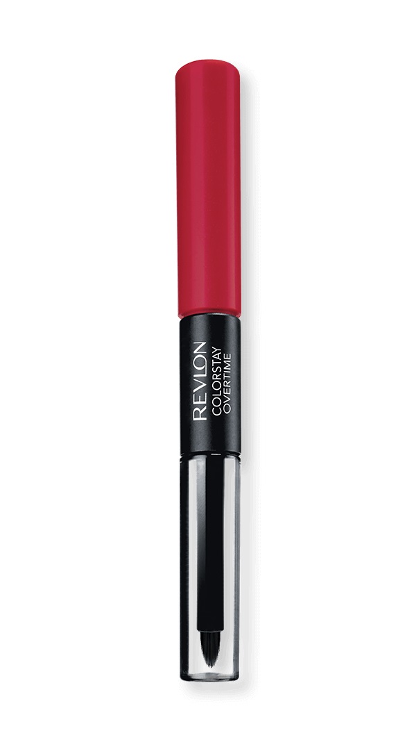 Revlon Colorstay Overtime Rossetto Liquido 480 Unending Red - Finish Lucido, Lunga Tenuta, Non Testato su Animali