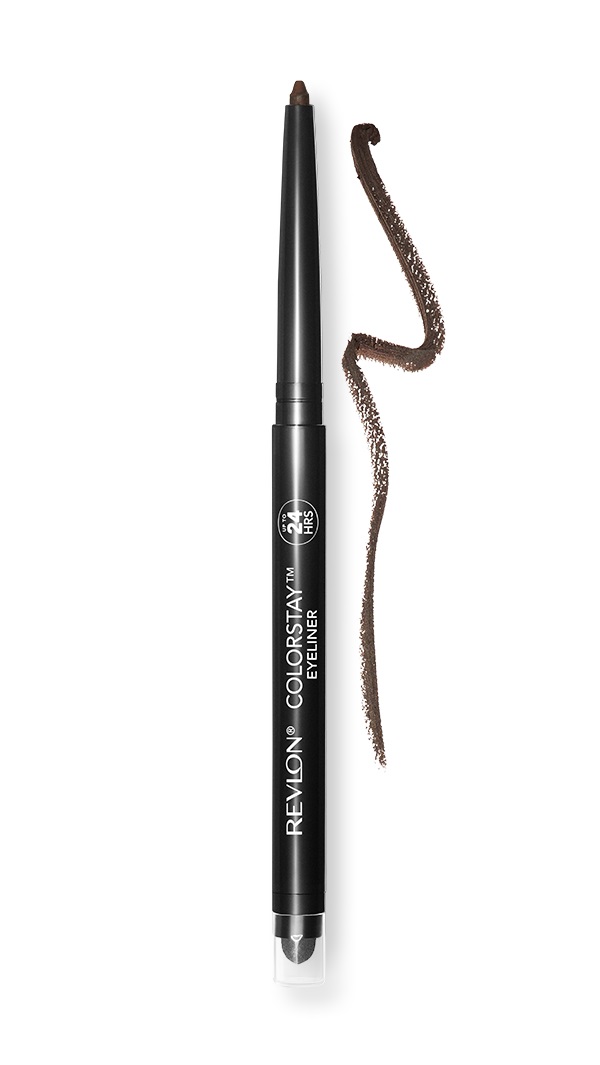 Revlon ColorStay Eyeliner Pencil 0.28 g - Matita Eyeliner Waterproof No-Transfer Marrone con Sfumino e Temperamatite