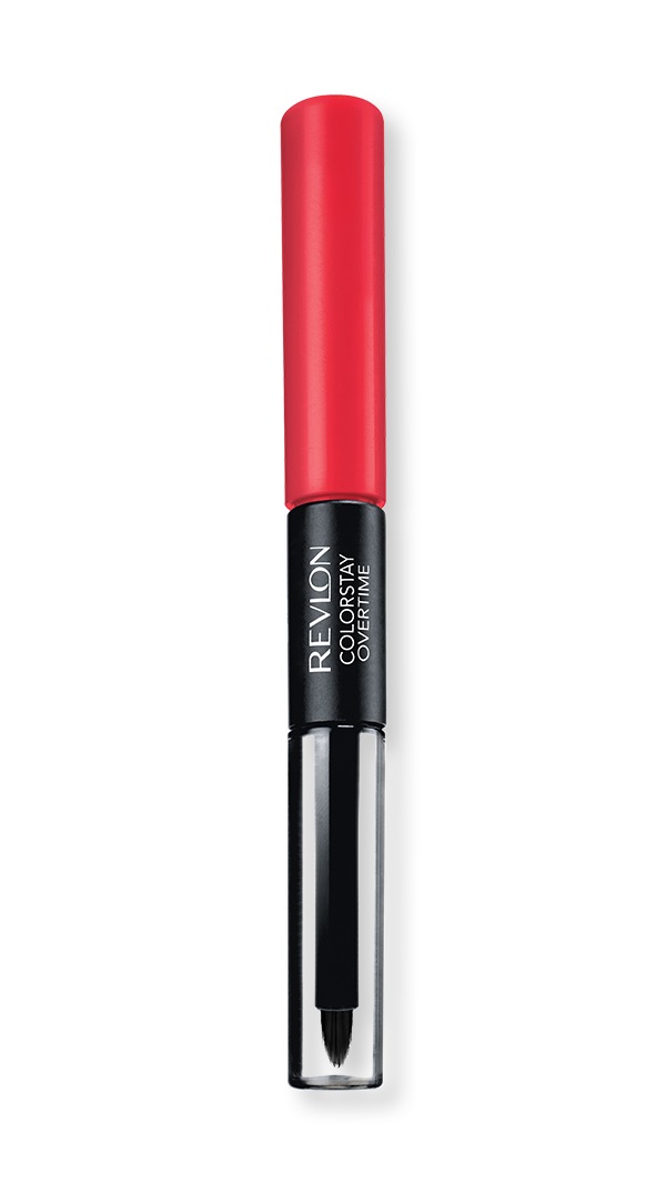 Revlon ColorStay Overtime Lipcolor 040 Forever Scarlet - Rossetto Liquido Bifasico 2 ml con Lunga Tenuta e Brillantezza Intensa