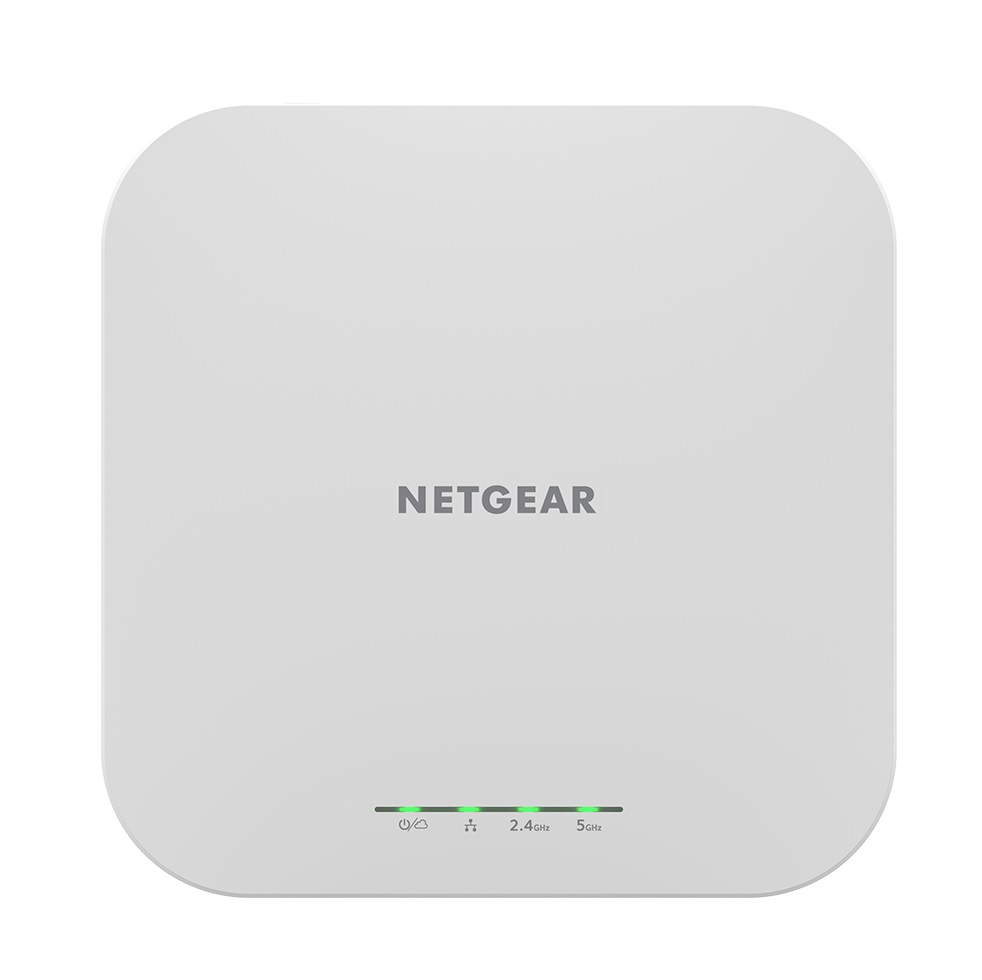 NETGEAR Insight Cloud Managed WiFi 6 AX1800 Dual Band Access Point (WAX610) - 1800 Mbit/s, Supporto Power over Ethernet (PoE), Fino a 250 Dispositivi Client, Installazione Soffitto/Parete, Bianco