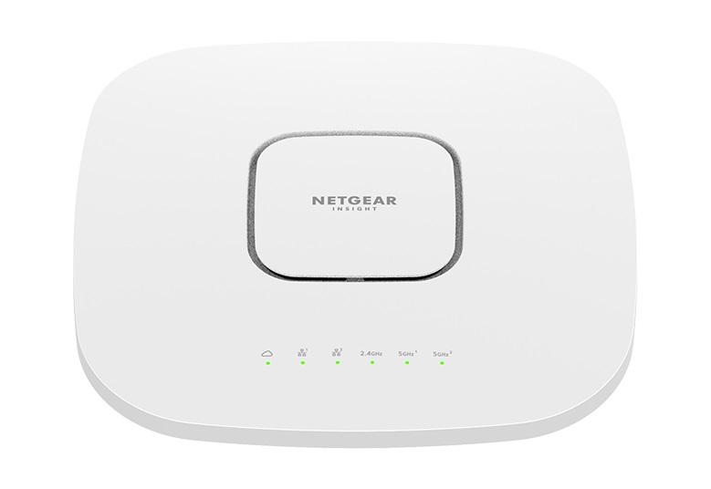 NETGEAR WAX630 Access Point WiFi 6 AX6000 Tri-band Multi-Gig PoE Cloud Managed - 6000 Mbit/s, Bianco