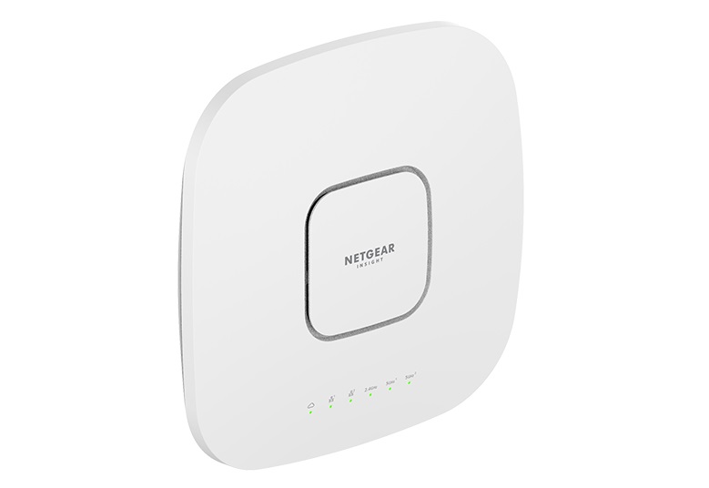 NETGEAR WAX630 Access Point WiFi 6 AX6000 Tri-band Multi-Gig PoE Cloud Managed - 6000 Mbit/s, Bianco