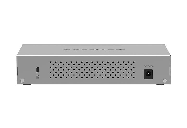 NETGEAR Switch Ethernet 8 porte PoE Ultra60 MS108UP, Multi-Gigabit 2.5G con 4 porte PoE e 4 porte PoE da 230W, montaggio desktop o a parete, non gestito