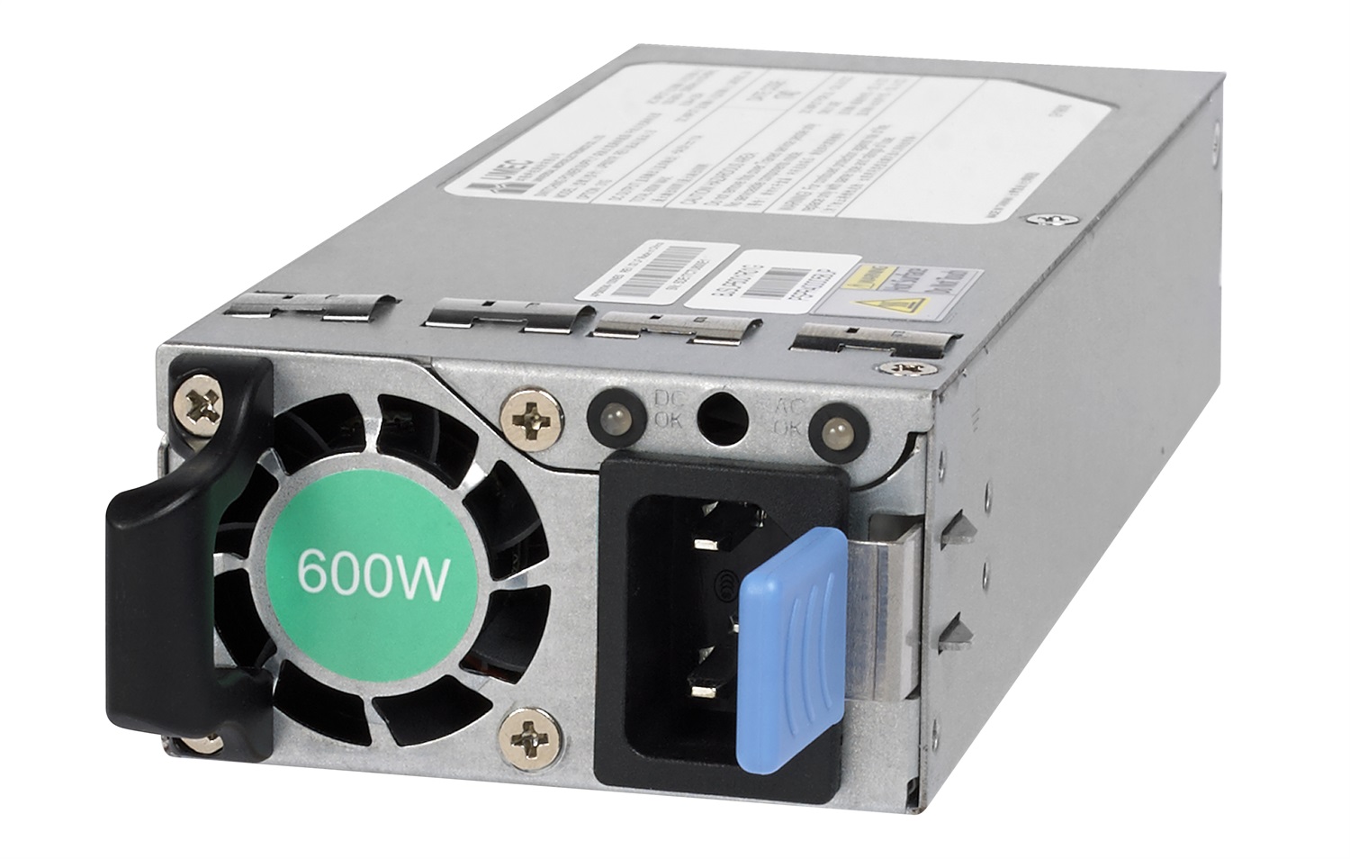 NETGEAR APS600W Alimentatore per Computer 600 W Argento - 110-240 V, Attivo, per Server NAS