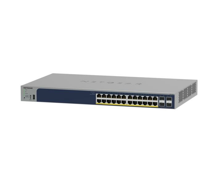 NETGEAR GS752TPP Switch Gestito L2/L3/L4 48 Porte Gigabit Ethernet (10/100/1000) con Supporto Power over Ethernet (PoE) e 4 Porte SFP da 1G - Grigio