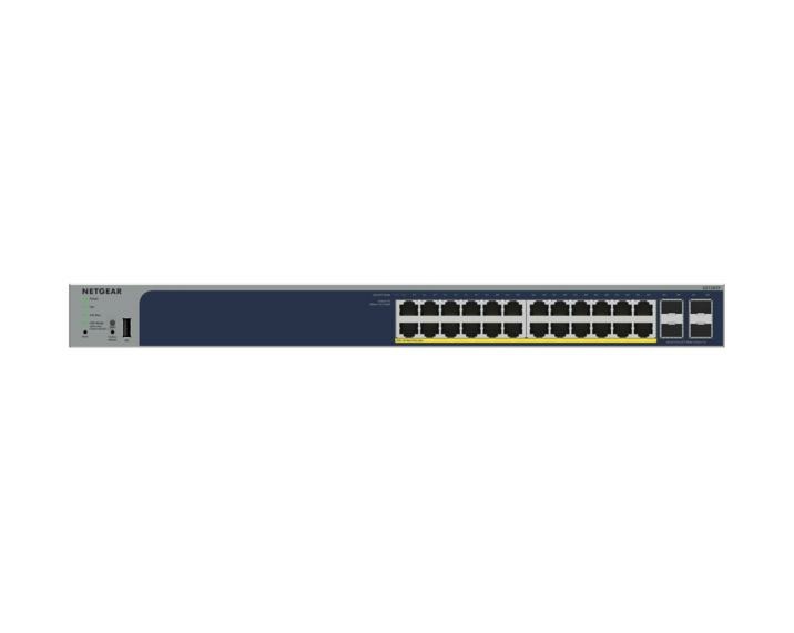NETGEAR GS752TPP Switch Gestito L2/L3/L4 48 Porte Gigabit Ethernet (10/100/1000) con Supporto Power over Ethernet (PoE) e 4 Porte SFP da 1G - Grigio