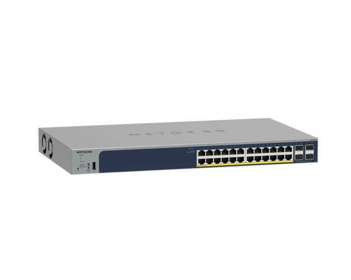 NETGEAR GS752TPP Switch Gestito L2/L3/L4 48 Porte Gigabit Ethernet (10/100/1000) con Supporto Power over Ethernet (PoE) e 4 Porte SFP da 1G - Grigio