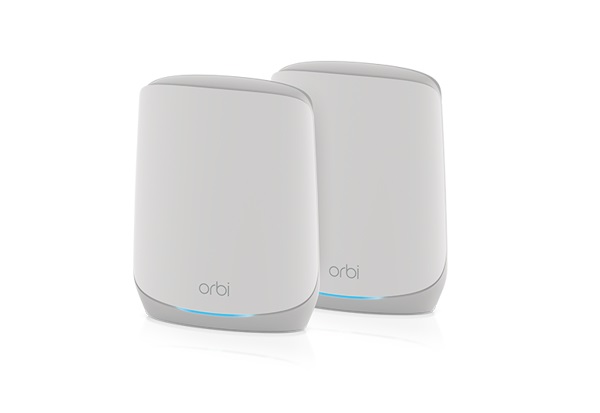 NETGEAR Orbi RBK762S Tri-band WiFi Mesh AX5400 - Velocità fino a 5.4 Gbps, Copertura fino a 350 m², Supporta fino a 75 dispositivi
