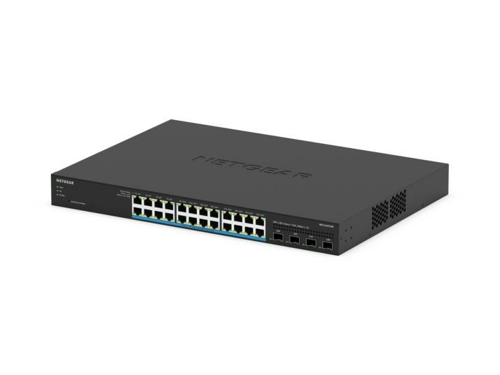NETGEAR Smart MS324TXUP - Switch Gestito L2/L3/L4 con 24 porte 100/1000/2.5G (PoE ) e 4 porte 10 Gigabit SFP - Montabile su Rack e Desktop