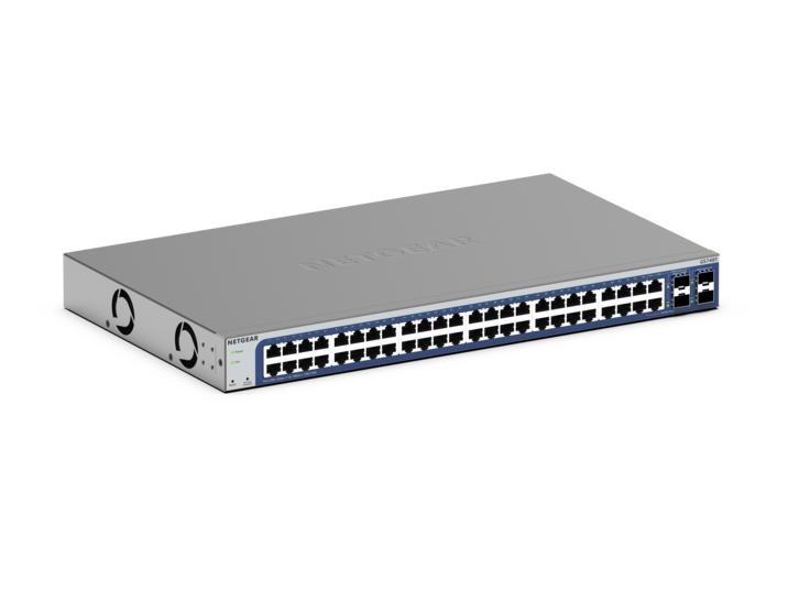 NETGEAR GS748T-600EUS Switch Smart Gestito 48 Porte Gigabit Ethernet (10/100/1000) con 4 Porte SFP, L2/L3/L4, Montaggio Desktop/Rack