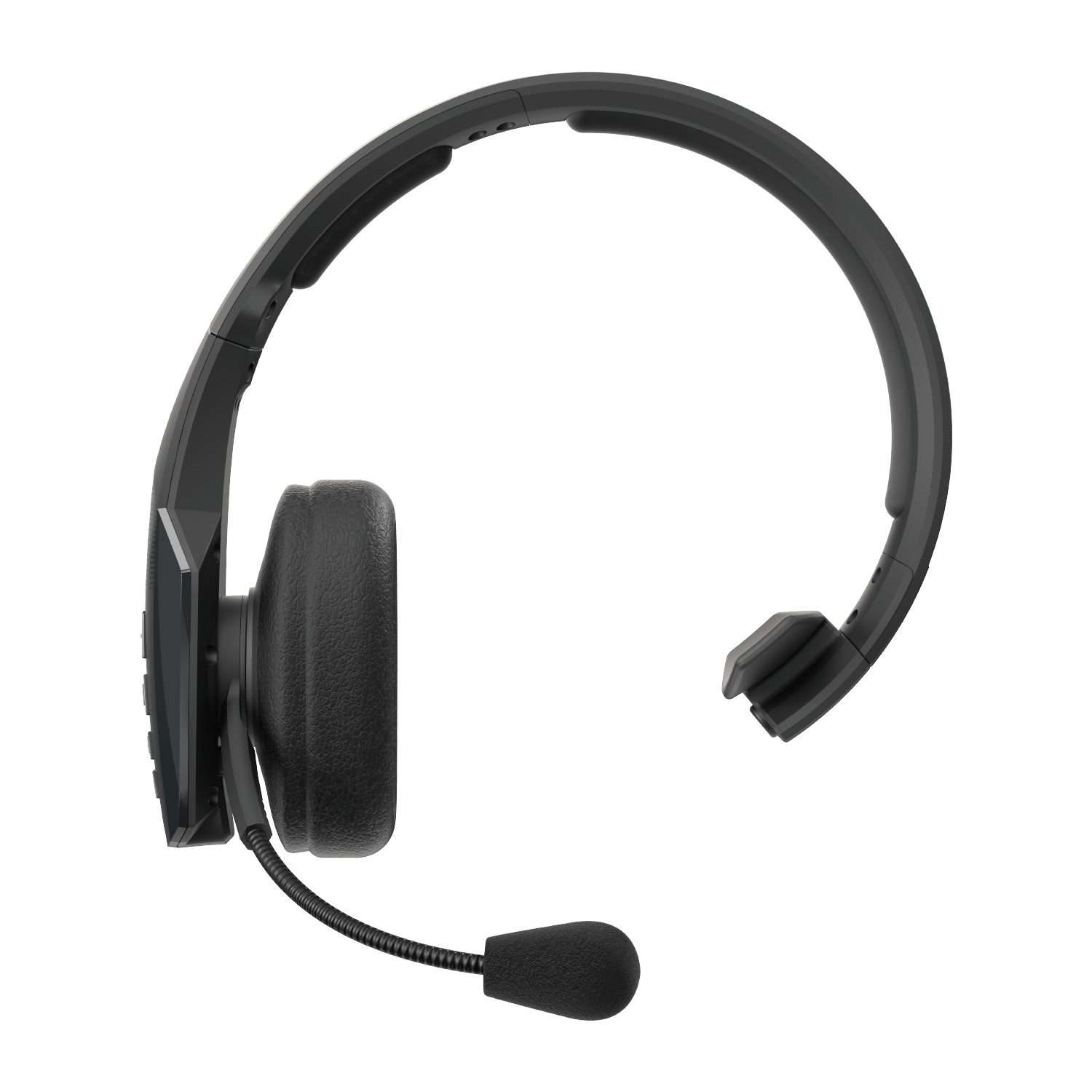 BlueParrott B450-XT Cuffie Mono Over-Ear Bluetooth con Cancellazione del Rumore 96% e Controllo Vocale, Nero