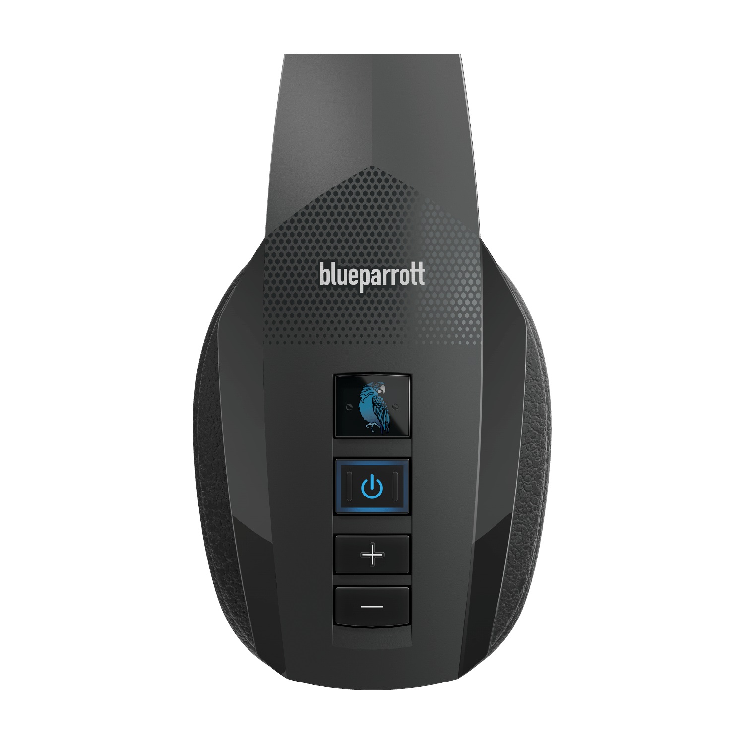 BlueParrott B450-XT Cuffie Mono Over-Ear Bluetooth con Cancellazione del Rumore 96% e Controllo Vocale, Nero