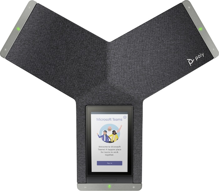POLY Trio C60 Telefono per conferenze IP Microsoft Teams - Sala media, Controllo Touch, NoiseBlockAI