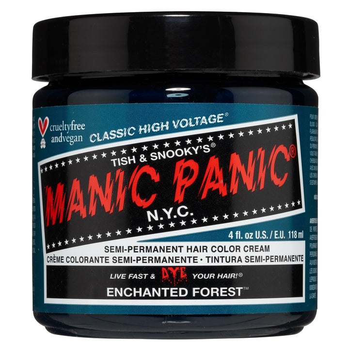 Manic Panic Enchanted Forest Colorazione Semipermanente 118ml - Verde Acqua con Toni Blu, Vegan e Senza Ammoniaca