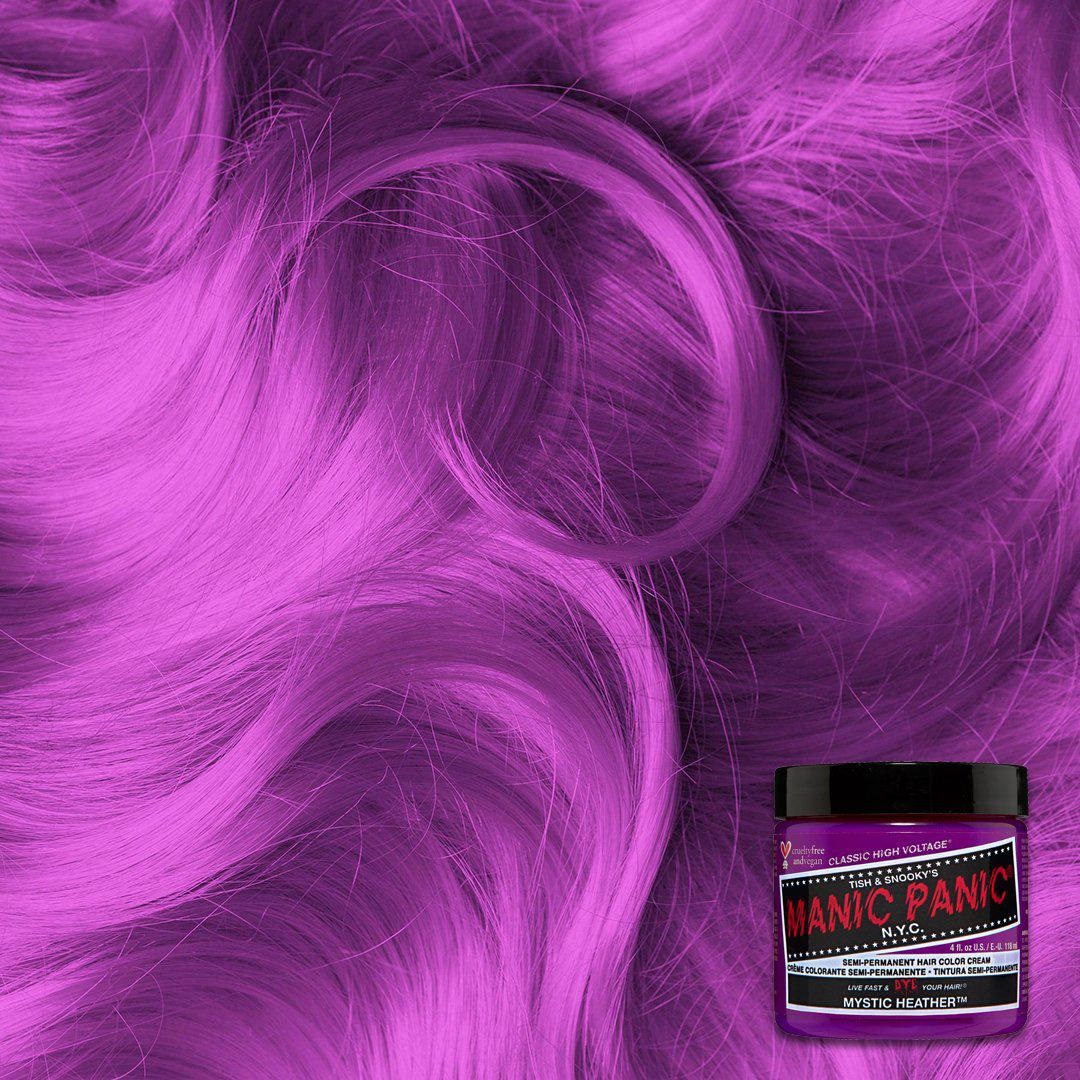 Manic Panic Mystic Heather Colorazione Semipermanente 118 ml - Viola Chiaro Orchidea con Sfumature Rosa, Vegan e Senza Ammoniaca