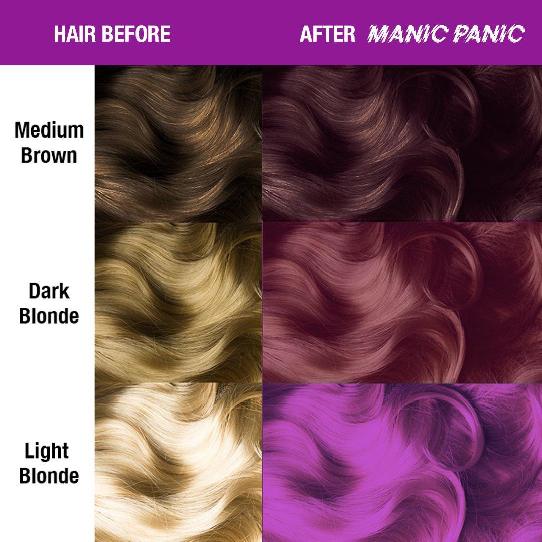 Manic Panic Mystic Heather Colorazione Semipermanente 118 ml - Viola Chiaro Orchidea con Sfumature Rosa, Vegan e Senza Ammoniaca