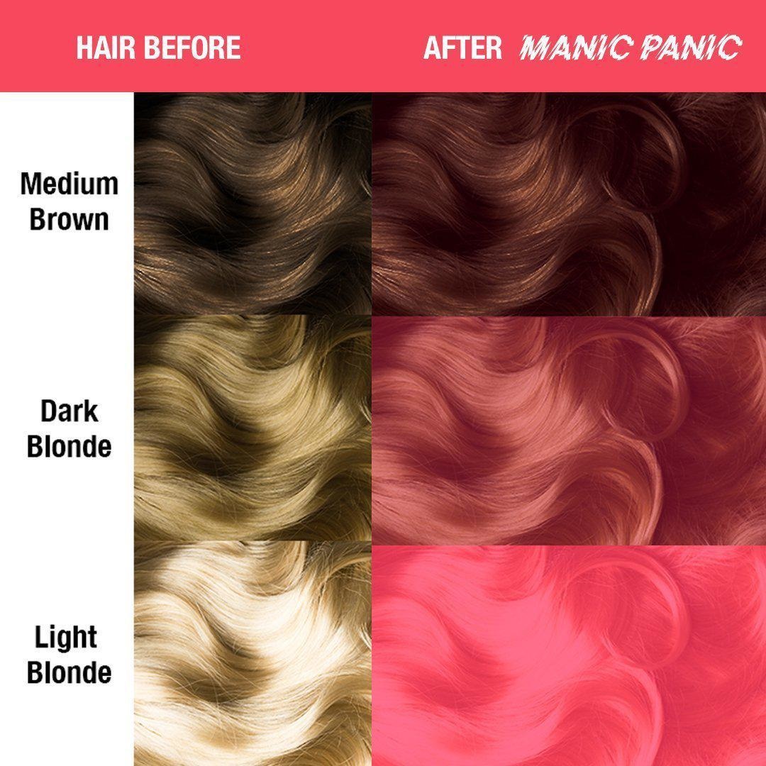 Manic Panic Classic High Voltage Pretty Flamingo 118 ml - Colorazione Semipermanente Vegan e Cruelty Free, Fluorescente sotto Luce UV