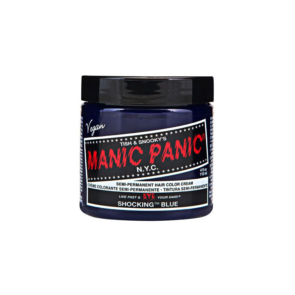 Manic Panic Classic High Voltage Shocking Blue - Crema Colorante Semipermanente 118 ml, Vegan e Cruelty Free
