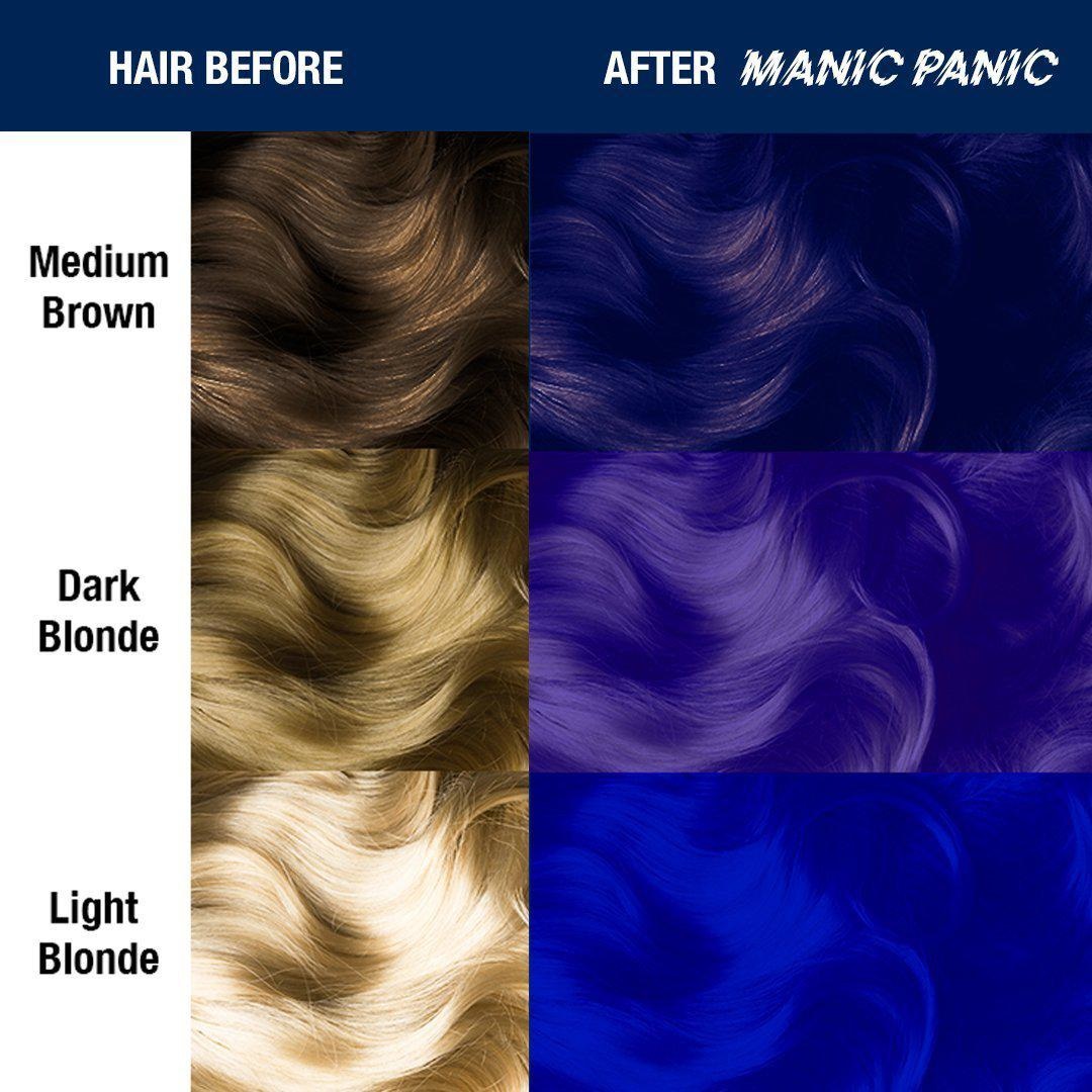 Manic Panic Classic High Voltage Shocking Blue - Crema Colorante Semipermanente 118 ml, Vegan e Cruelty Free