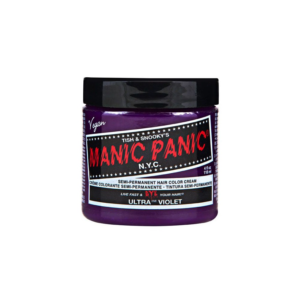 Manic Panic Classic High Voltage Ultra Violet - Colorazione Semipermanente per Capelli 118 ml, Vegan e Senza Ammoniaca