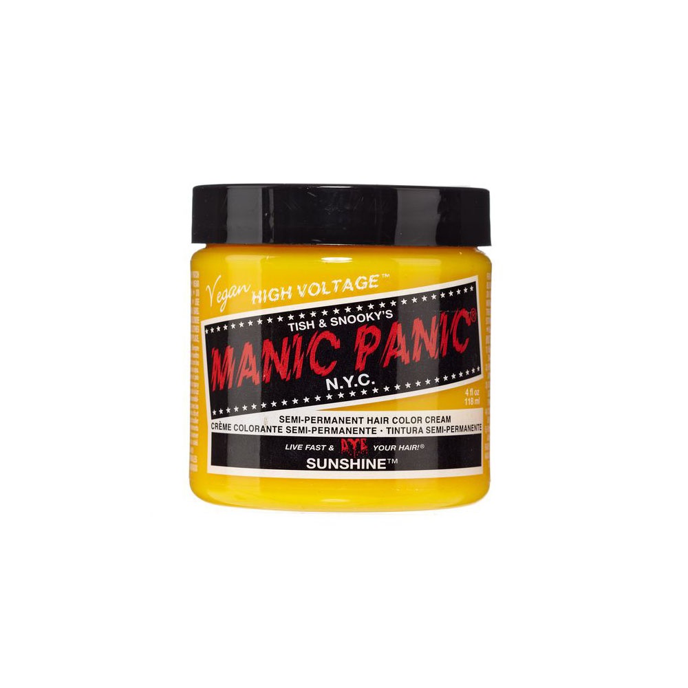 Manic Panic Classic High Voltage Sunshine - Colorazione Semipermanente Giallo Girasole Caldo 118 ml, Vegan e Cruelty-Free