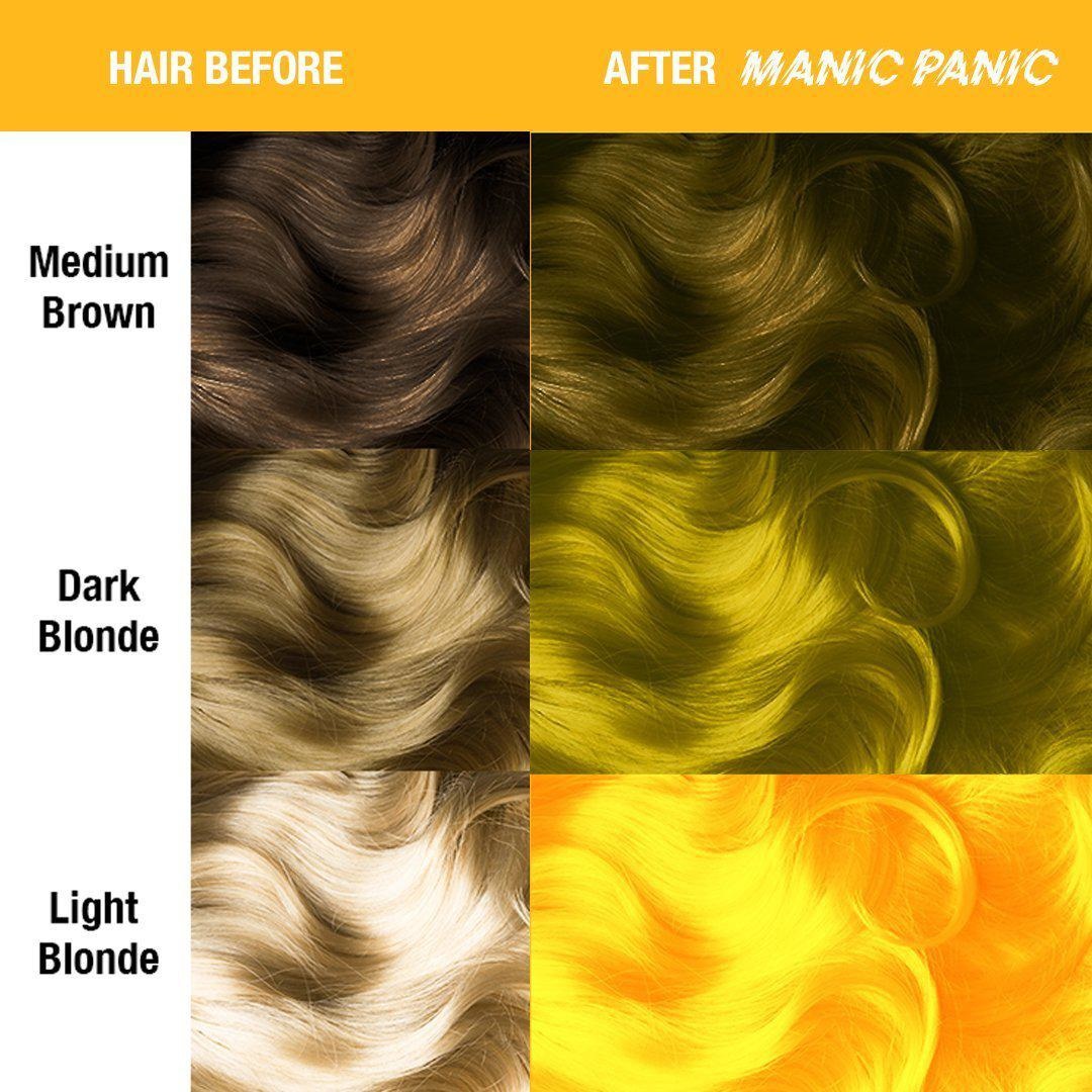 Manic Panic Classic High Voltage Sunshine - Colorazione Semipermanente Giallo Girasole Caldo 118 ml, Vegan e Cruelty-Free