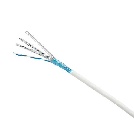 Panduit PFFY6X04WH-HED Cavo di Rete Bianco 500 m Cat6a F/FTP (FFTP) con Conduttore Solido