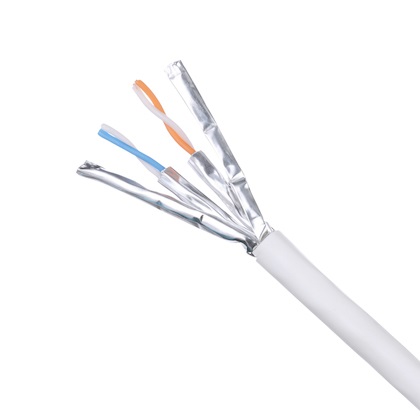 Panduit Cavo U/UTP Cat6a Bianco 305 m - Conduttore Solido 23 AWG, Materiale CCA