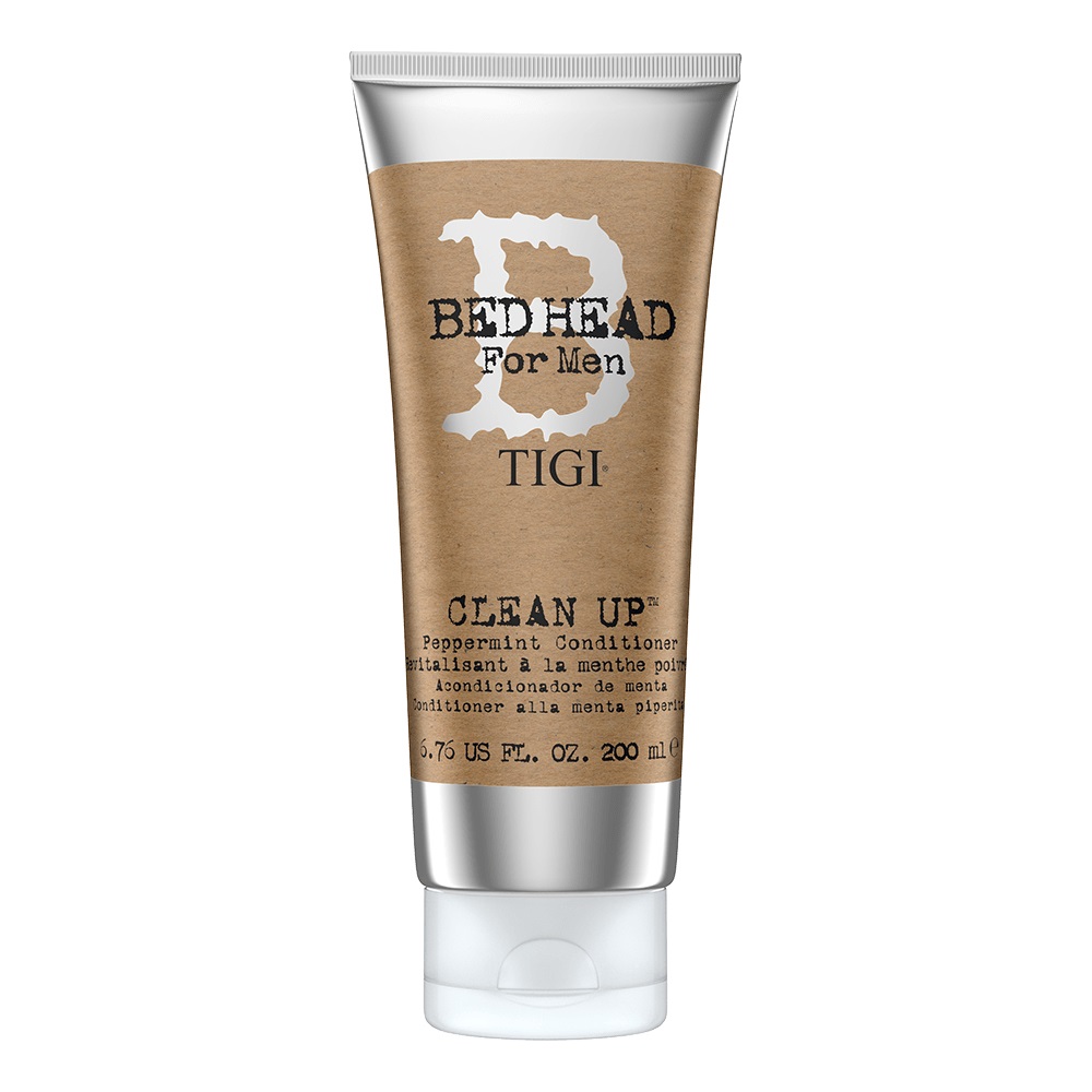 TIGI Bed Head For Men Clean Up Shampoo e Balsamo 200 ml - Stimola la crescita dei capelli e nutre il cuoio capelluto