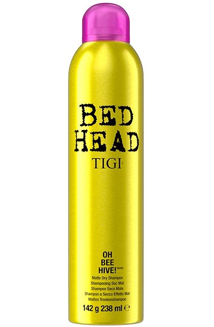TIGI Bed Head Oh Bee Hive Matte Dry Shampoo 238 ml - Shampoo secco volumizzante per tutti i tipi di capelli, assorbe oli in eccesso e dona volume con finish opaco