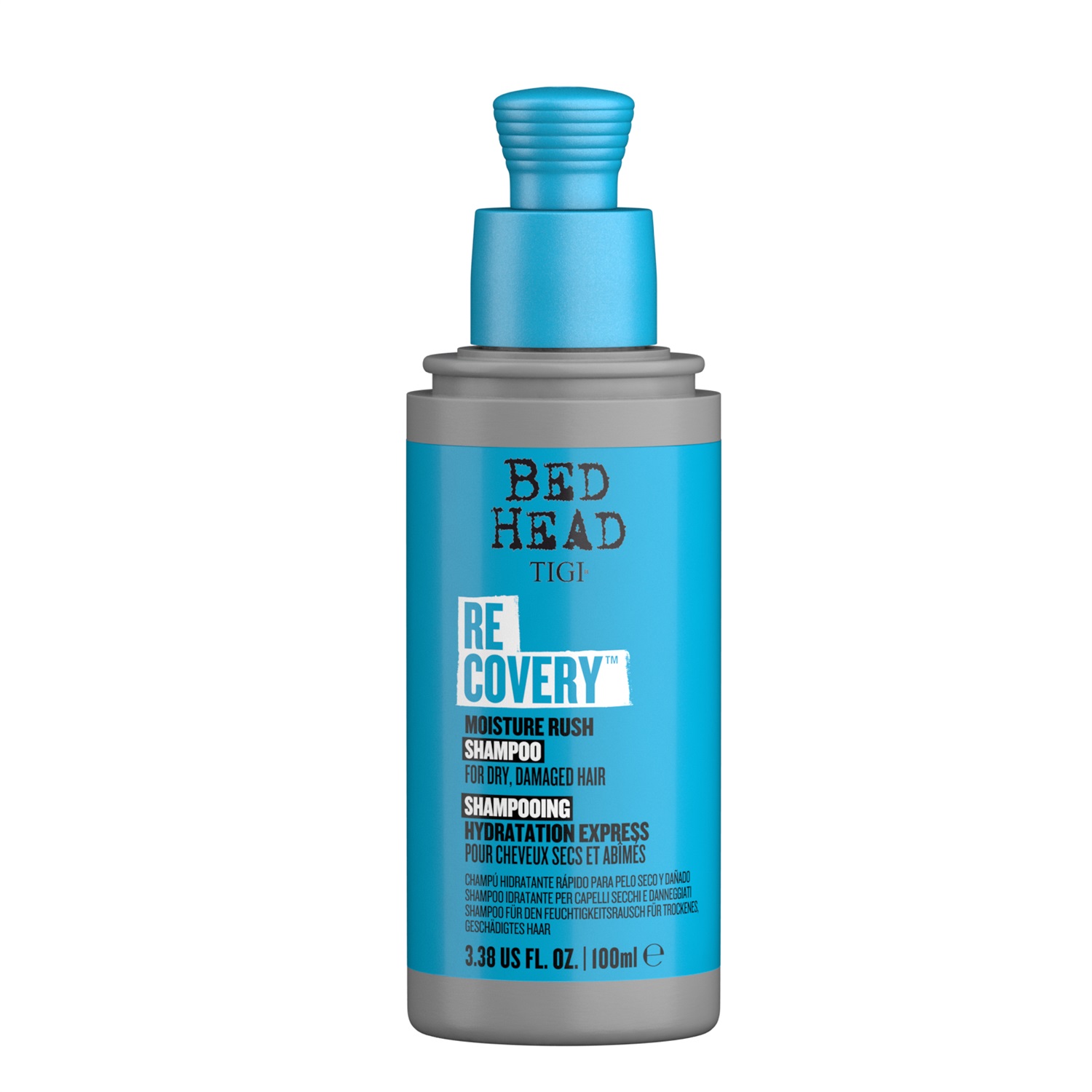 TIGI BED HEAD Recovery Shampoo 100 ml - Shampoo Idratante e Rigenerante per Capelli Secchi e Danneggiati