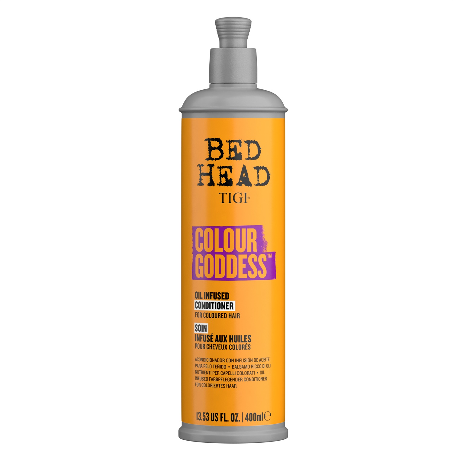 TIGI Bed Head Colour Goddess Conditioner 400 ml - Balsamo Nutriente per Capelli Colorati con Olio di Mandorla Dolce e Burro di Karitè