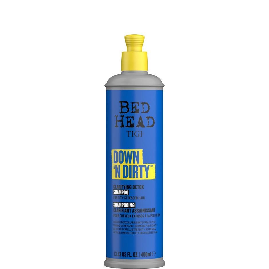 TIGI Bed Head Down 'N Dirty Clarifying Detox Shampoo 400 ml - Shampoo Detossinante per Capelli Colorati