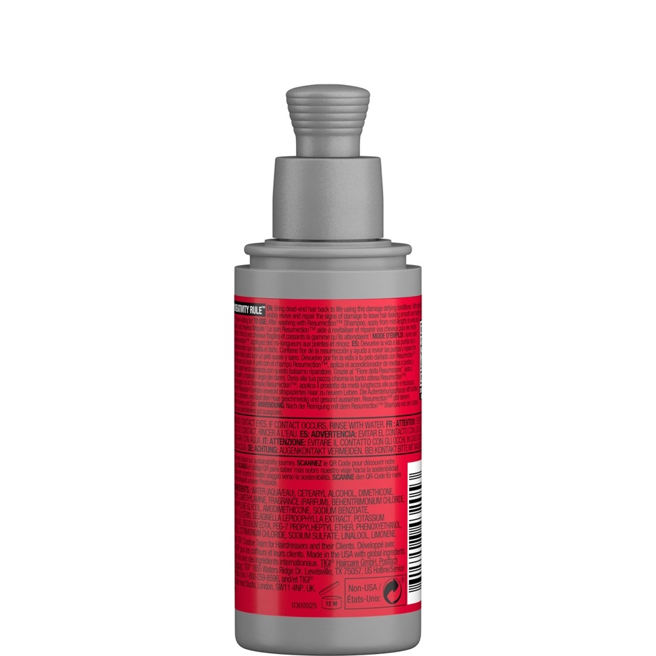 TIGI Bed Head Resurrection Conditioner 100 ml - Balsamo Riparatore per Capelli Danneggiati e Fragili