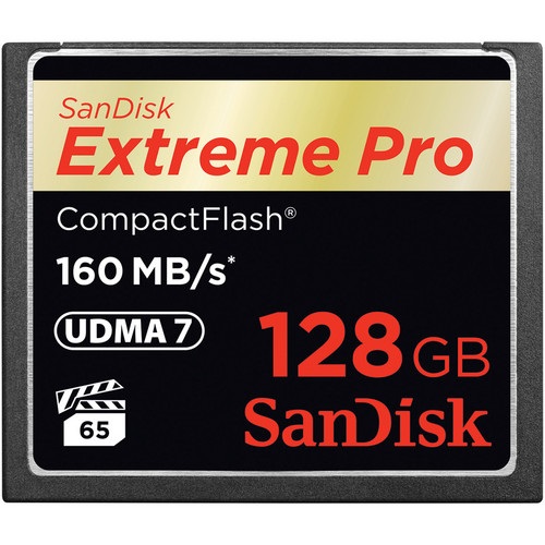SanDisk 128GB Extreme Pro CompactFlash - Velocità di lettura 160MB/s, scrittura 150MB/s, ideale per video 4K