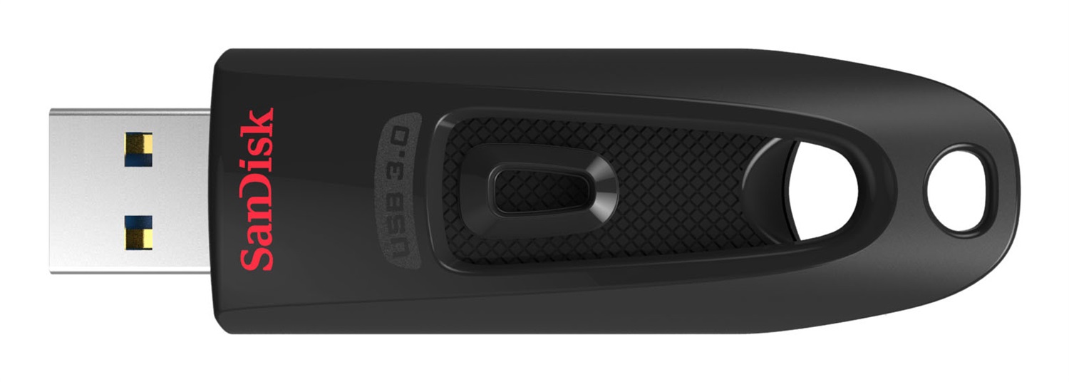 SanDisk Ultra Unità Flash USB 256 GB USB Tipo A 3.2 Gen 1 (3.1 Gen 1) Nero - Velocità di Lettura 100 MB/s, Fattore di Forma Lamina di Scorrimento, Protezione Password