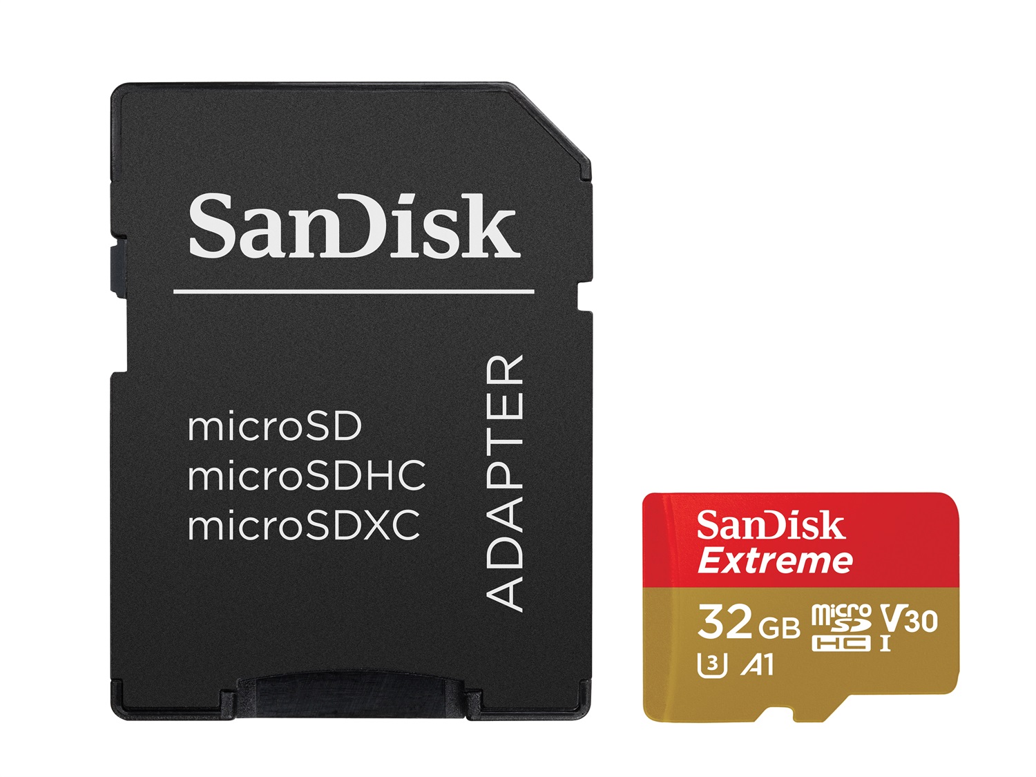 SanDisk Extreme 32 GB MicroSDHC UHS-I Classe 10 - Velocità di Lettura fino a 100 MB/s, Scrittura fino a 60 MB/s, A1 per Action Cameras e Droni