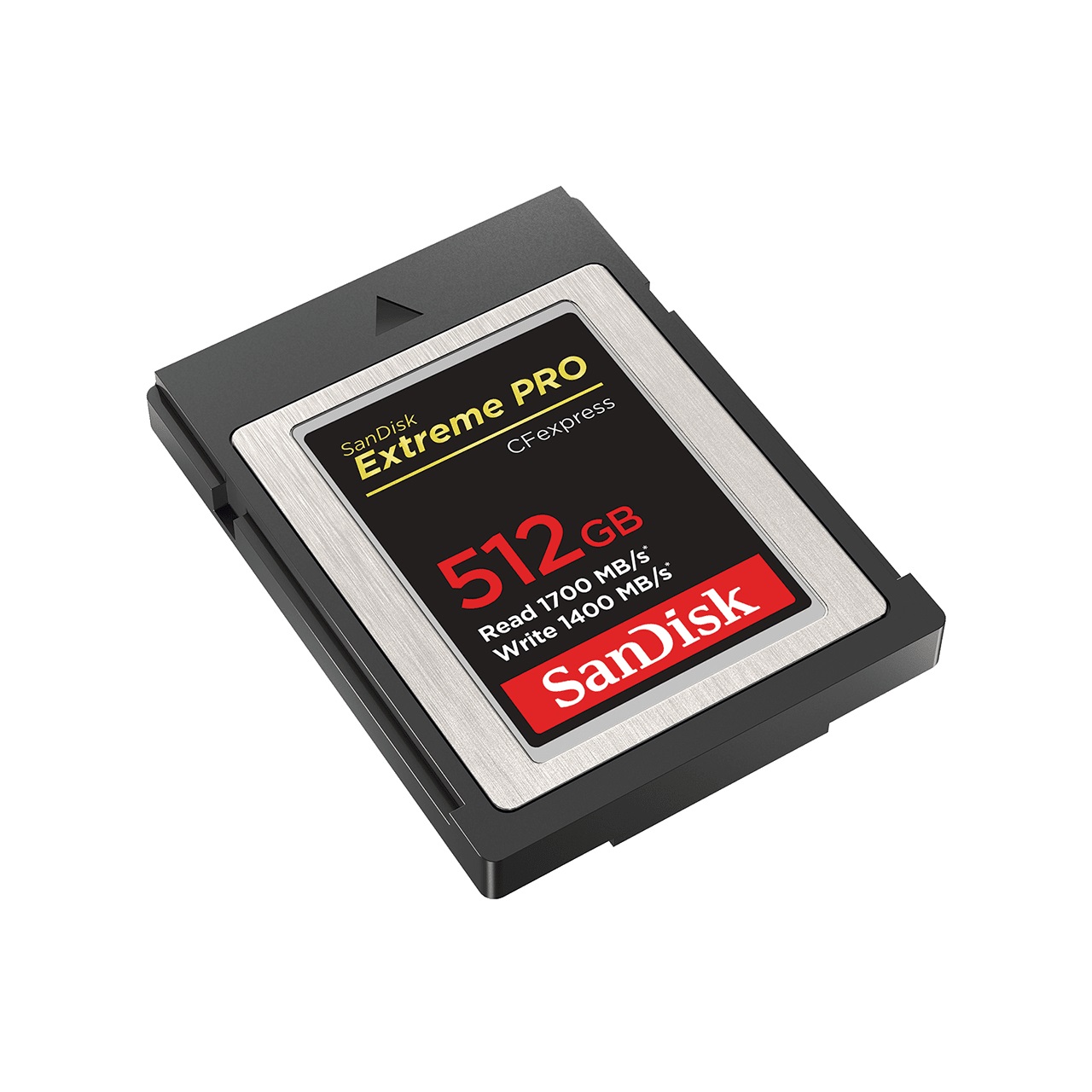 SanDisk Extreme Pro SDCFE-512G-GN4NN Memoria Flash 512 GB CFexpress - Velocità di Lettura Fino a 1700 MB/s, Scrittura Fino a 1400 MB/s, Colore Nero
