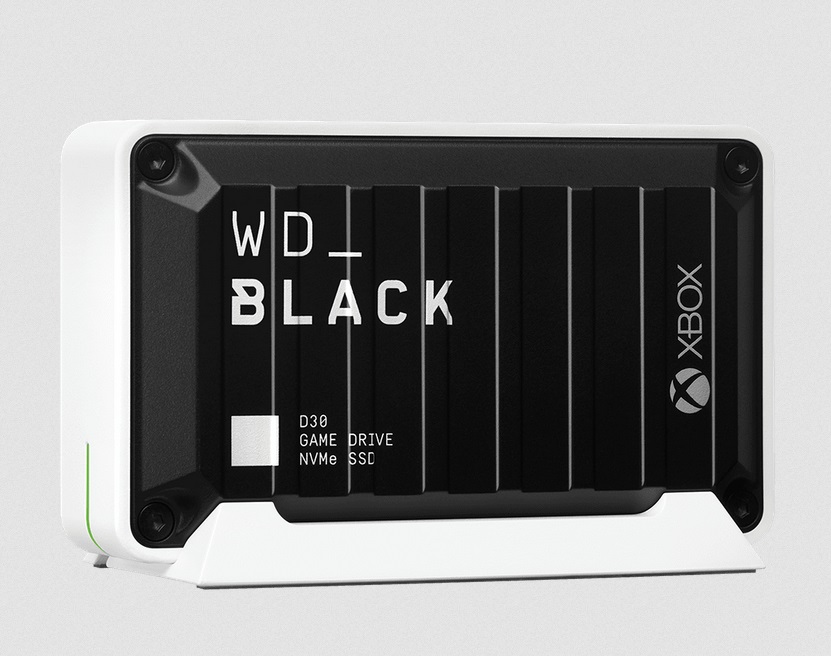 Western Digital WD_BLACK D30 SSD Esterno 2 TB USB tipo-C 3.2 Gen 2 (3.1 Gen 2) Nero e Bianco