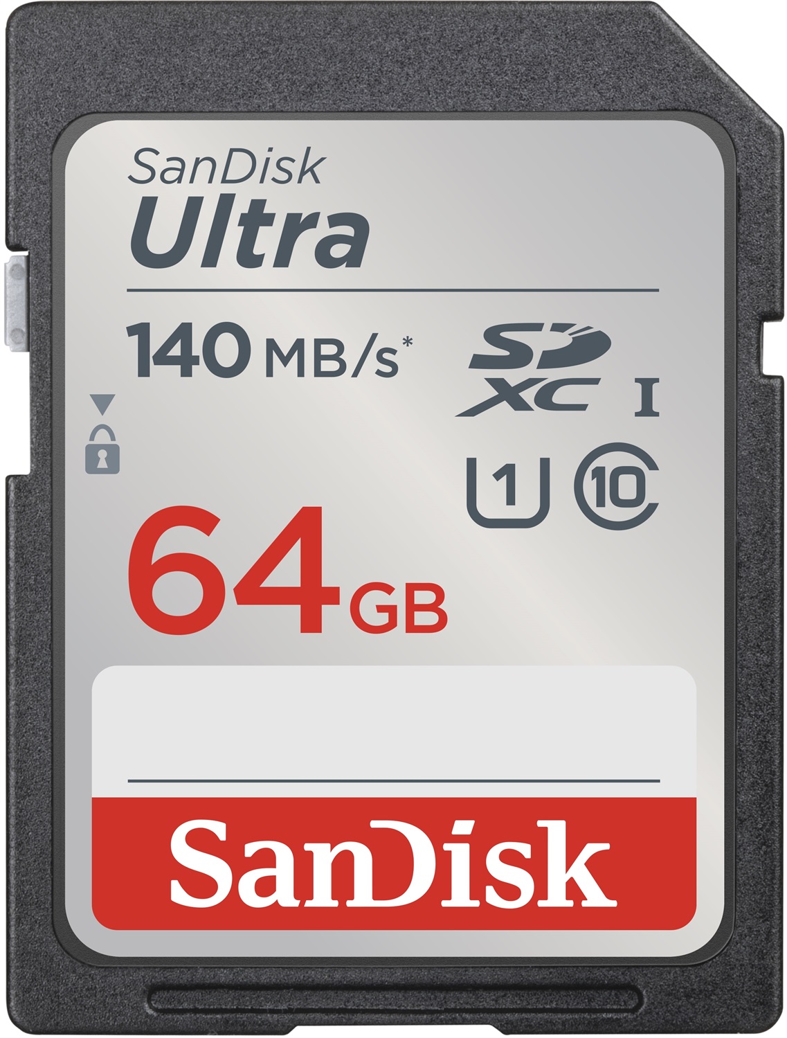 SanDisk Ultra 64 GB SDXC UHS-I Classe 10 - Scheda di Memoria fino a 140 MB/s, Prestazioni A1
