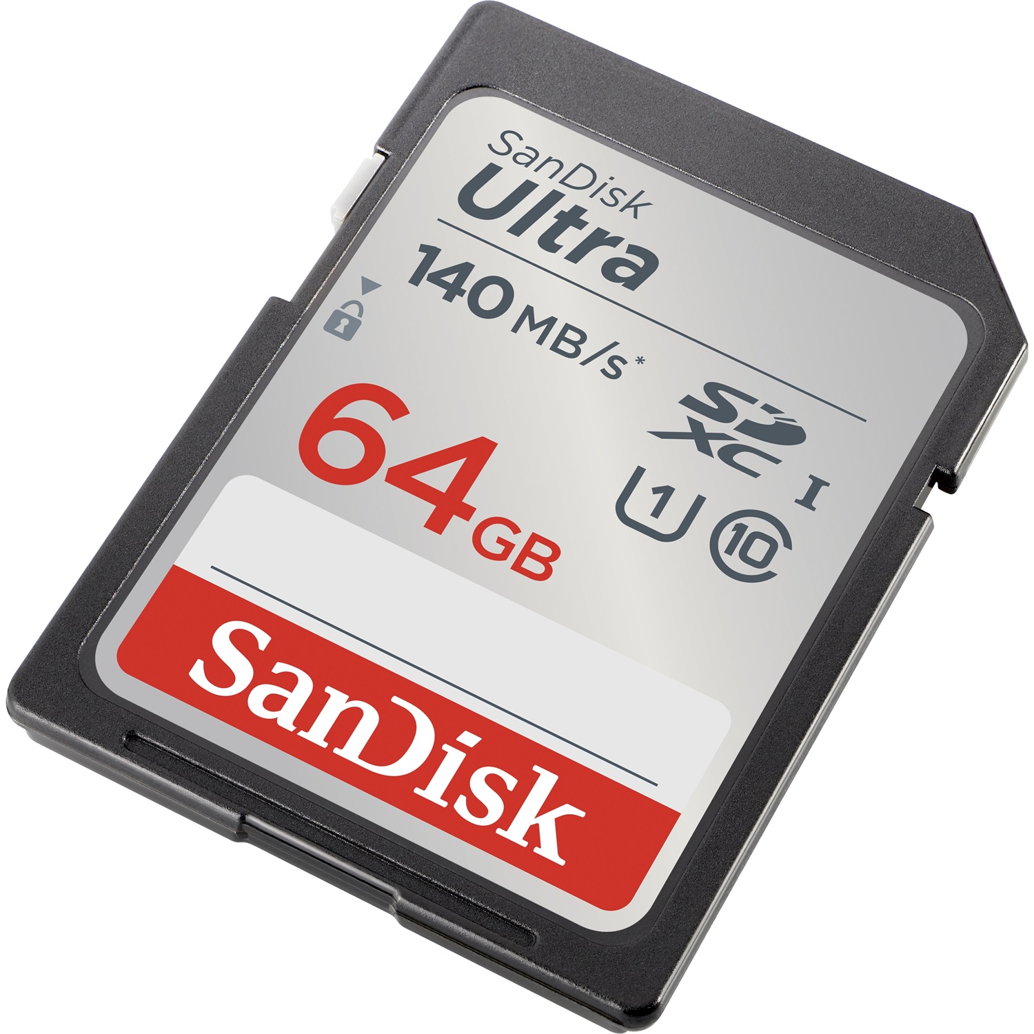 SanDisk Ultra 64 GB SDXC UHS-I Classe 10 - Scheda di Memoria fino a 140 MB/s, Prestazioni A1