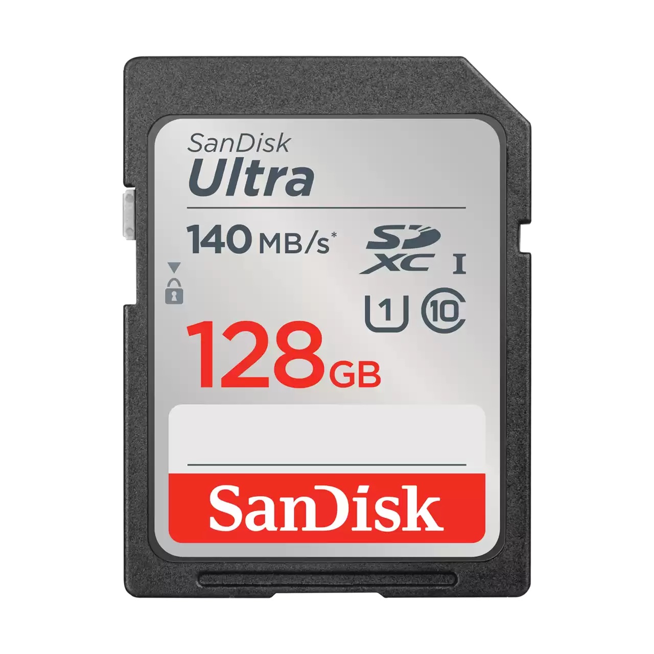 SanDisk Ultra 128 GB SDXC UHS-I Classe 10 - Velocità di lettura 140 MB/s, Resistente agli urti