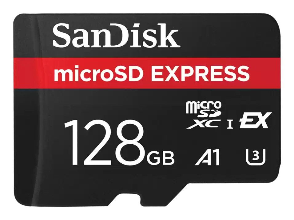 SanDisk Express 128 GB MicroSDXC UHS-I - Velocità di Lettura Fino a 880 MB/s, Scrittura Fino a 480 MB/s, Classe U3